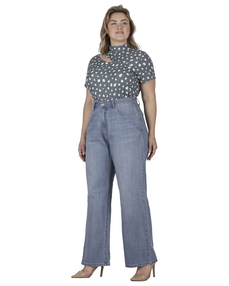 Women's straight leg loose fit jeans hot sale